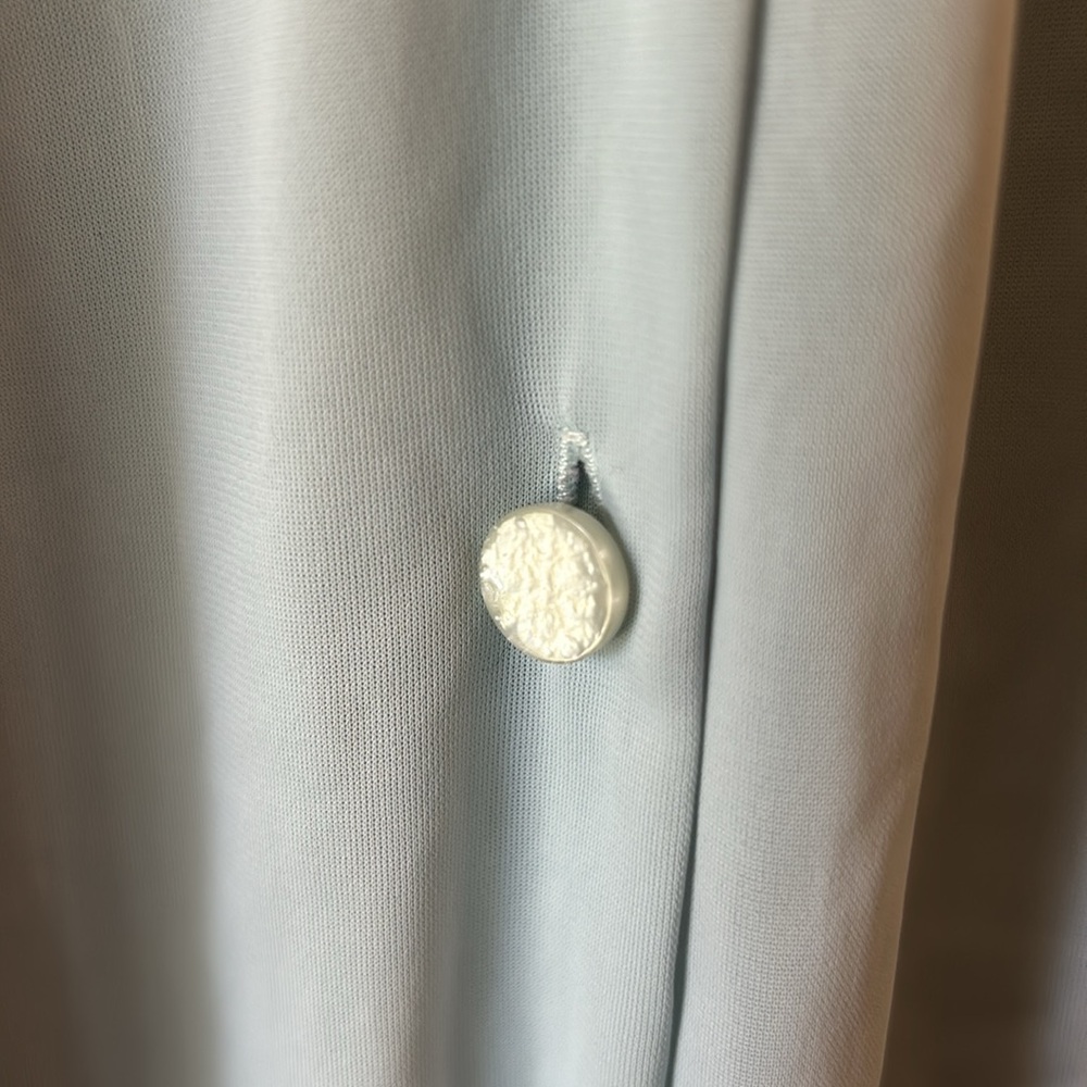 Ladies Polyester Button Robe - Picture 4 of 6